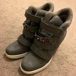 Aldo Women’s Leather Sneaker Wedge